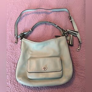 Mint Leather Shoulder Bag